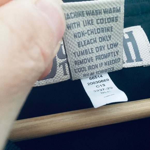 Duluth Trading Co. Men’s size M Bogey Black V-Neck LS Windbreaker Shirt Jacket - Picture 9 of 16